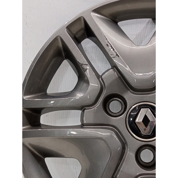 Calota Aro 14 Renault Kwid 2017 Diante Original 403156773r Cinza