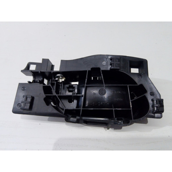 Maçaneta Interna Traseira Esquerda Peugeot 208 E1206288 Prata Dianteira