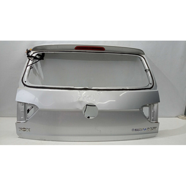 Tampa Traseira Fox 2016/22 C/ Detalhes  Prata