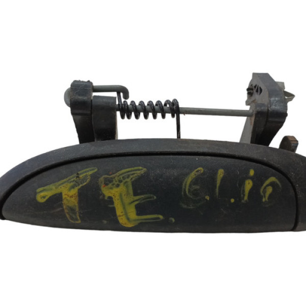 Maçaneta Externa Dianteiro Esquerdo Renault Clio 1999 A 2015 - Preto - Traseira