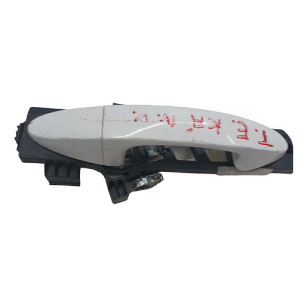 Maçaneta Externa Suporte Traseiro Esquer Ford Ka 2010 A 2020 Branco Traseira