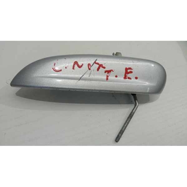 Maçaneta Externa Traseiro Esquerdo Cobal Gm Onix 2013 A 2019 Prata Traseira