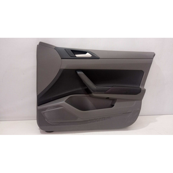 Forro Porta Dianteiro Direito Tsi Vw Polo Virtus 2019 A 2020 Cinza