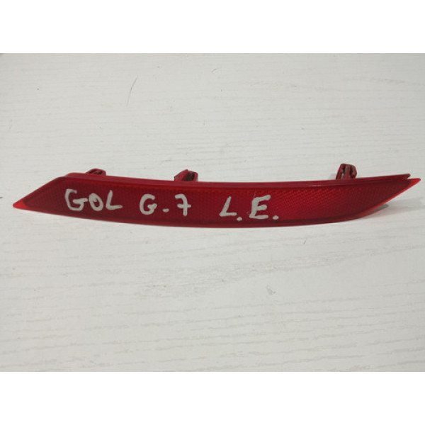 Refletor Parachoque Gol G6 Original Vw Esquerdo Vermelho