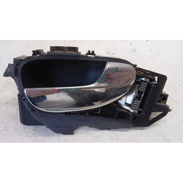 Maçaneta Interna Traseira Direita Peugeot 307 2010 Original Preto Traseira