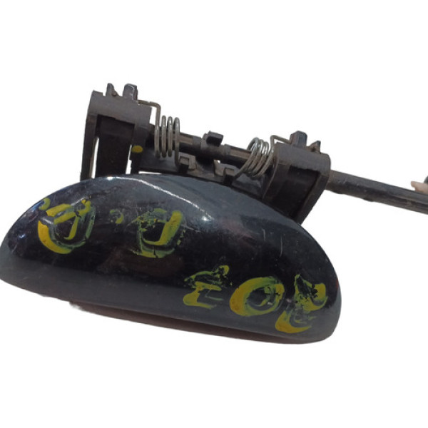 Maçaneta Externa Dianteiro Interna Direi Peugeot 2006 A 2014 - Preto - Dianteira