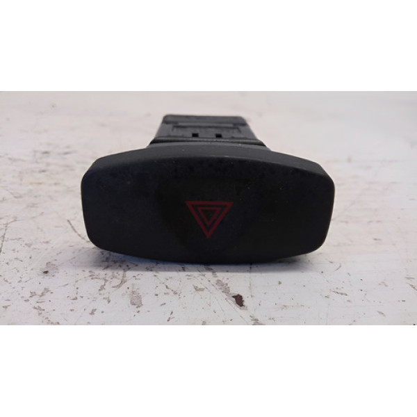 Interruptor Botão Pisca Alerta Renault Logan 2014 Original  - Preto