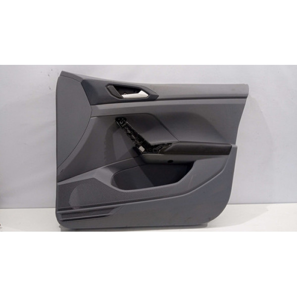 Forro Porta Direito Dianteiro Tcross Tsi High Vw 2020 A 2021 Cinza