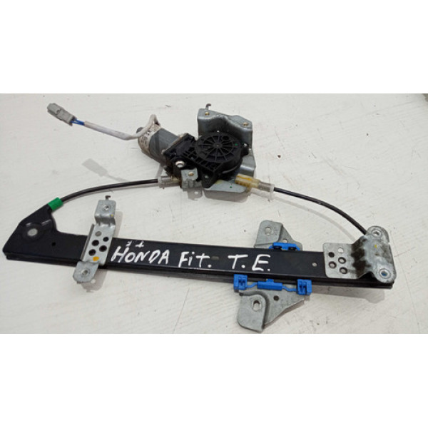 Máquina Vidro Elétrico Traseiro Esquer Honda Fit 2005 A 2008