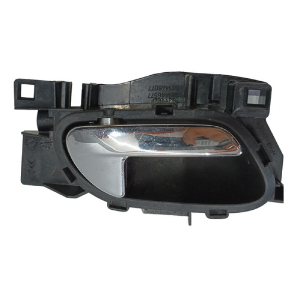 Maçaneta Interna Direito Diantei Citroen C3 2011 A 2019 Cromado Dianteira