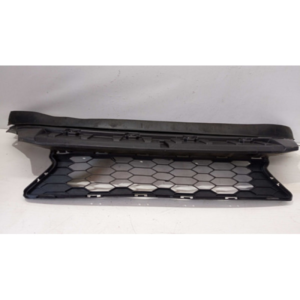 Grade Inferior Parachoque Dianteiro Honda Fit 2018 A 2021 Preto Plástico