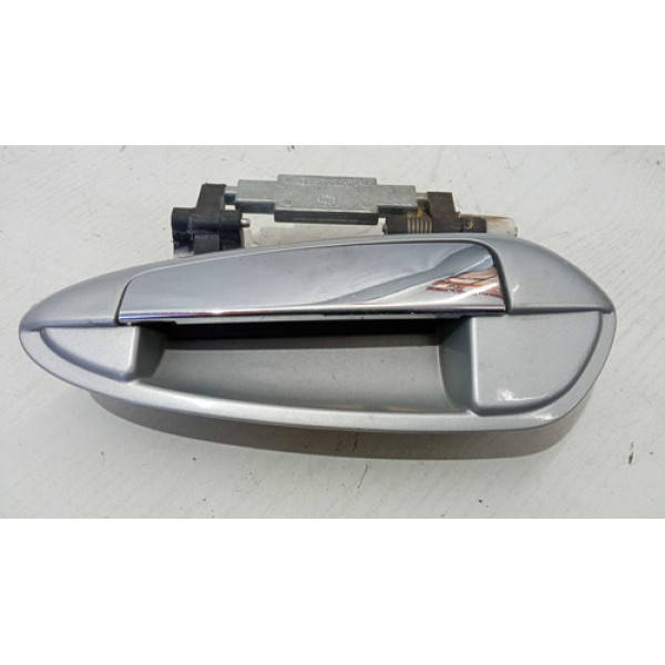 Maçaneta Externa Traseiro Direito Porta Fiat Linea Prata Traseira