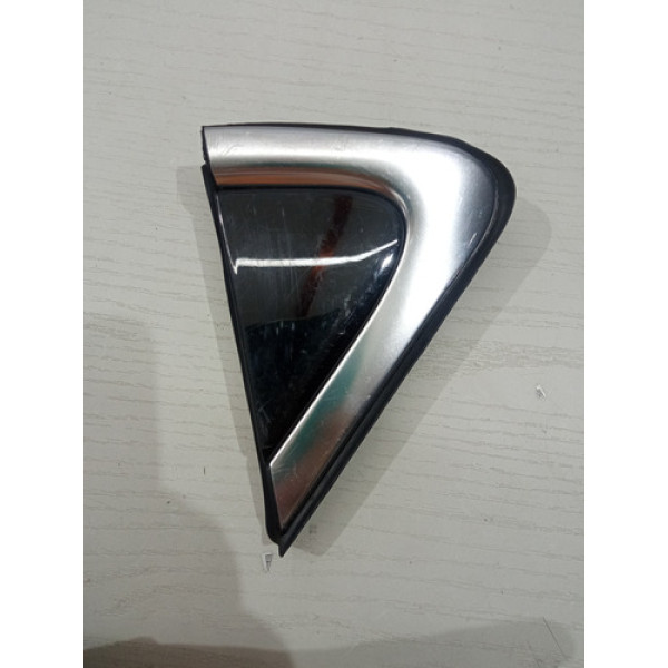 Moldura De Espelho De Canto Fender Motorista Esquerdo Para  Preto E Prata