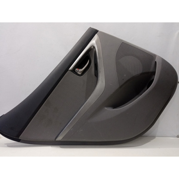 Forro Porta Traseira Direita Hyundai Elantra 2015 Preto E Cinza