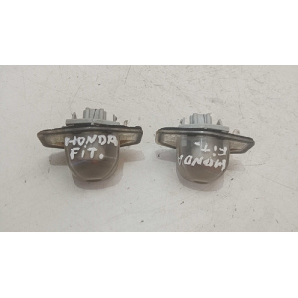 Par Lanterna Luz Placa Honda New Fit 2015 2018 Original