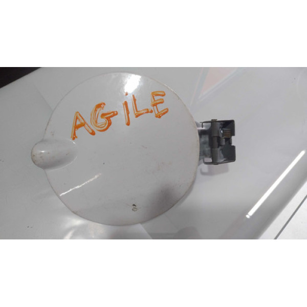 Tampa Portinhola Tanque Combustivel Agile 2010 A 2014  Branco 2014