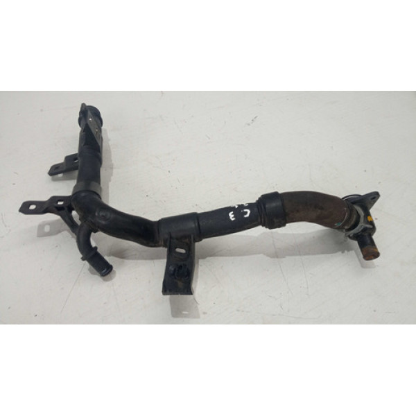 Tubo Cano Dagua Mangueira Radiador 2 Citroen C3 2013 A 2014