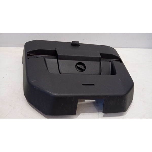 Acabamento Porta Suporte Triângulo Tampa Vw Polo 2017 A 2022 Preto