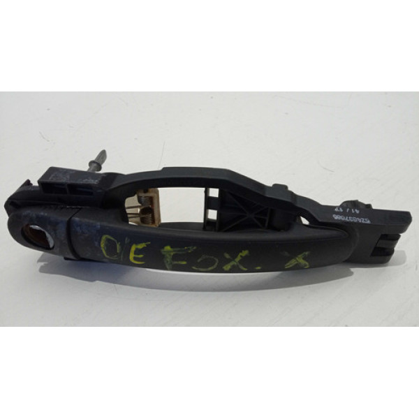 Maçaneta Externa Esquerdo Dianteiro Trase Vw Fox 2007 A 2020 Preto Dianteira