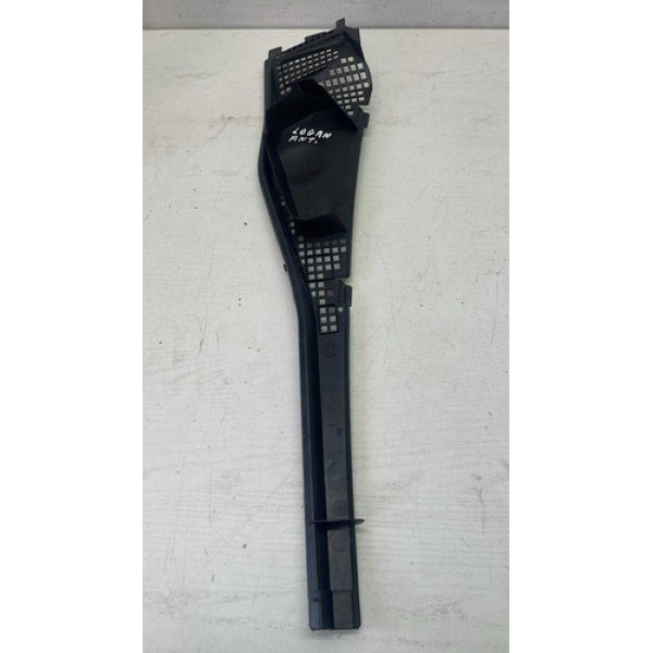 Grade Churrasqueira Esquerda Renault Logan 2009 Original Preto