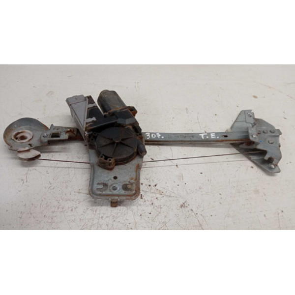 Maquina Vidro Traseiro Esquerdo Peugeot 307 2010 Original 