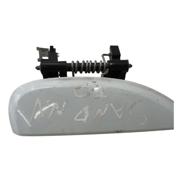 Maçaneta Externa Renault Sandero Traseiro Direito 2015 Branco Traseira