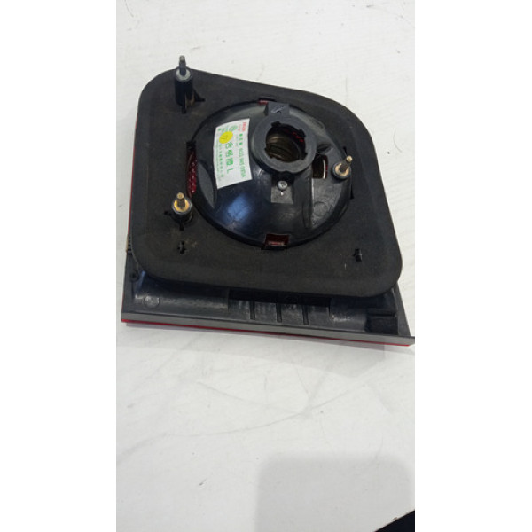 Lanterna Traseira Volkswagen Polo Sedan 09/12 C Avaria Lente Esquerdo Vermelho/transparente