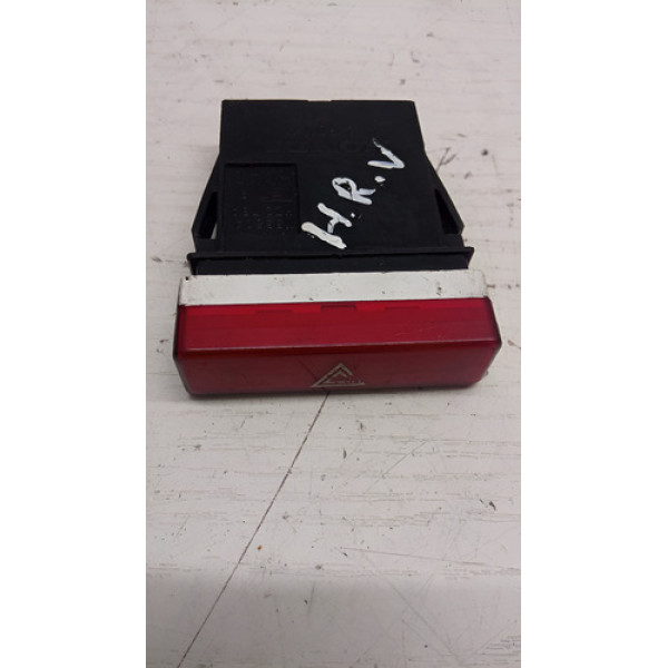 Botão Pisca Alerta Honda Hrv 2016 Original Preto