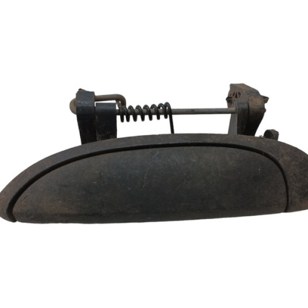 Maçaneta Externa Dianteiro Esquerdo Renault Clio 1999 A 2015 Preto Dianteira