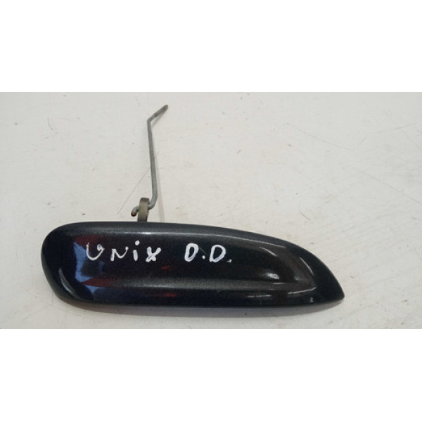 Maçaneta Externa Direito Dianteiro Trase Gm Onix 2016 A 2019 Cinza Dianteira