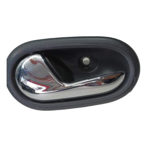 Maçaneta Interna Dian Esquerdo Renault Logan Sandero 2014/20 Cinza Traseira