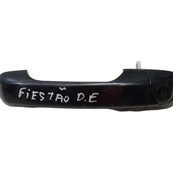 Macaneta Externa Ford Fiesta Dianteira Esquerda  Preto Dianteira