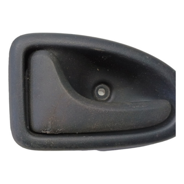 Maçaneta Interna Dianteiro Esquerdo Renault Clio 2002 A 2016 Preto Traseira