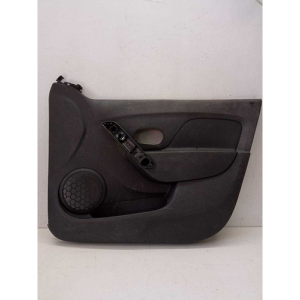 Forro Porta Diant Direito Renault Sandero 2009 2014 Original Preto