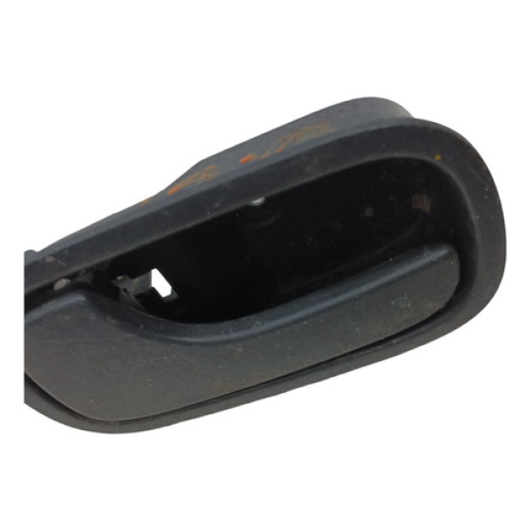 Maçaneta Interna Esquerdo Dianteiro Mob Fiat Uno 2010 A 2021 Preto Dianteira