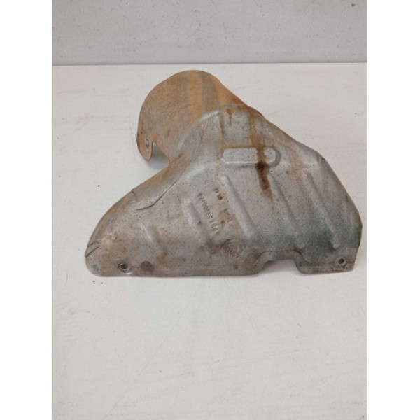 Defletor Protetor Calor Escapamento Fiat Palio 2014 Original Prateado