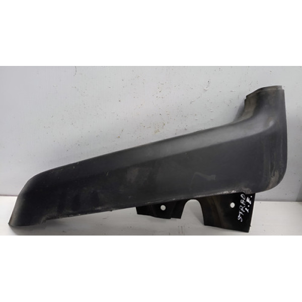 Moldura Acabamento Caçamba Fiat Strada 2019 Original  Traseira Direto Preto