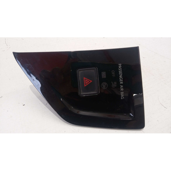 Botão Pisca Alerta Vw Polo Virtus Msi 1.6 2018/2019 Original Preto