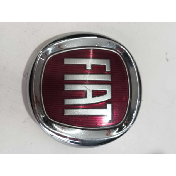 Emblema Grade Dianteiro Fiat Mobi Strada Uno 2008 A 2019 Prata