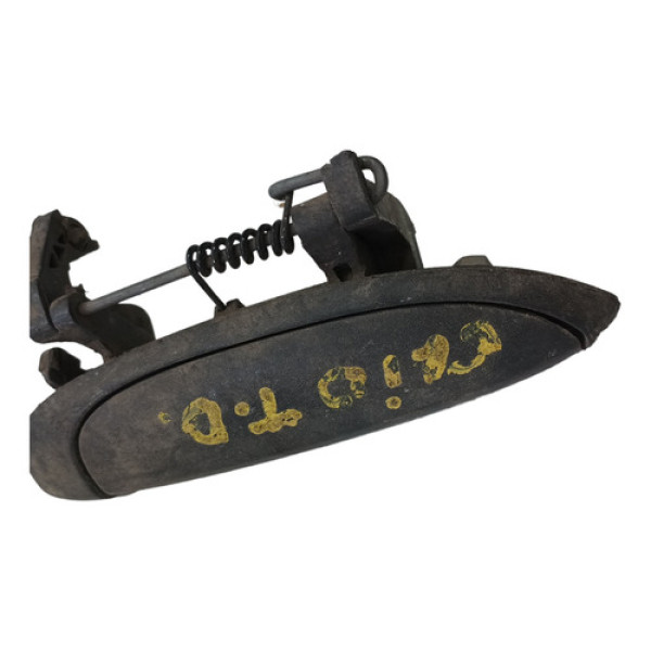 Maçaneta Externa Direito Lado Diant Renault Clio 1999 A 2013 Preto Traseira