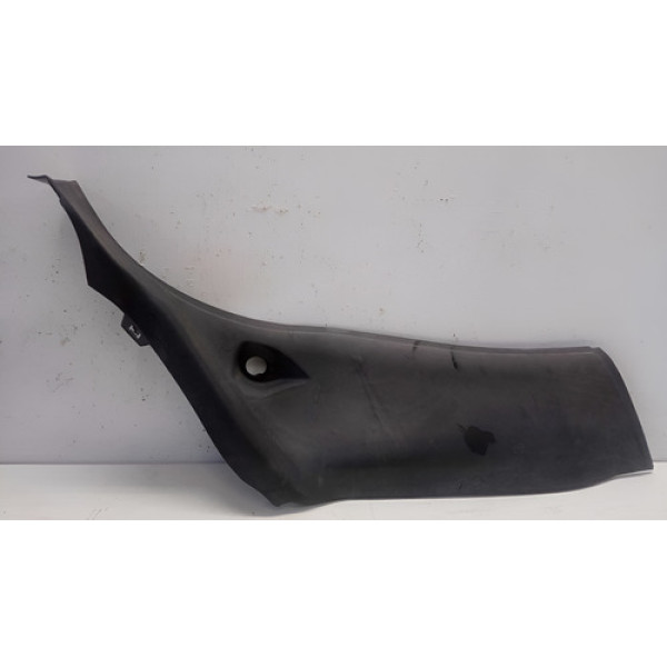 Acabamento Soleira Tras Dir Peugeot 207 2006/2014 Original Preto