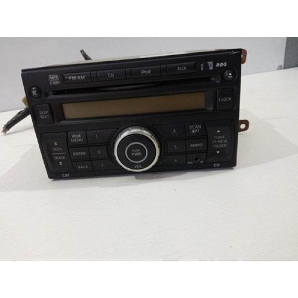 Radio Cd Player Mp3 Versa Original Nissan 281853ba1b Preto