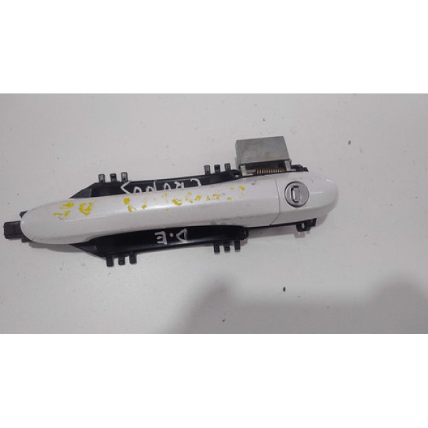Maçaneta Externa Porta Dianteira Esquerda Fiat Cronos Dianteira Branco Brilhoso
