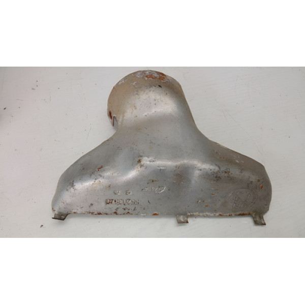 Protetor Escapamento Fiat Fiorino Uno Fire 2010 Original Alumínio