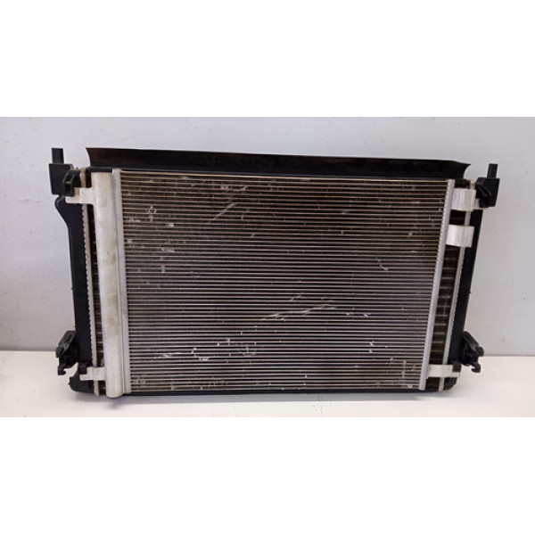 Kit Radiador Completo Defletor Vw Nivus 2022 Original Prata