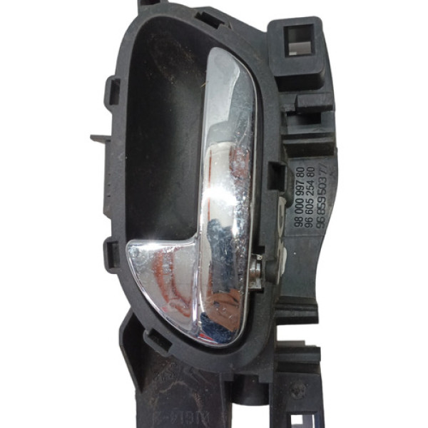 Maçaneta Interna Dianteiro Esquerdo Citroen C3 2011 A 2021 Cromado