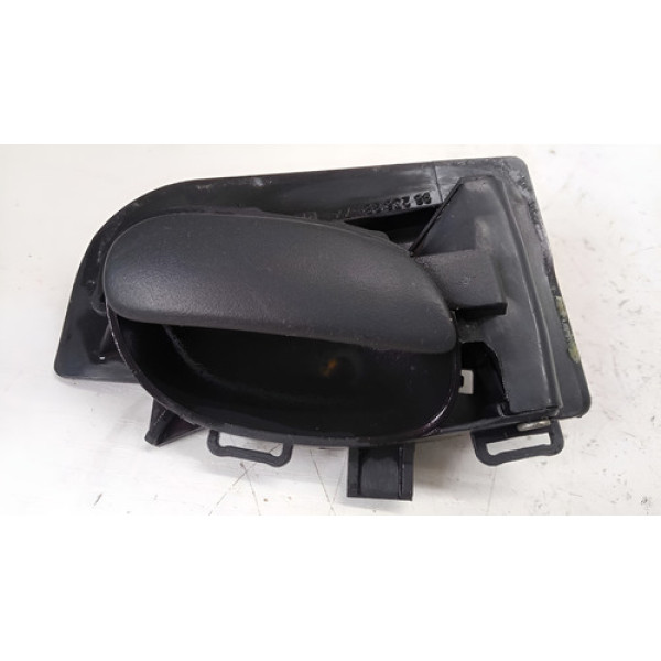 Maçaneta Interna Dianteira Esquerda Peugeot 207 Original - Preto - Dianteira
