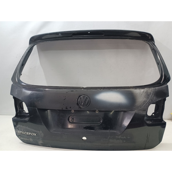 Tampa Traseira Volkswagen Spacefox 2012/21 Original C/avaria Preto