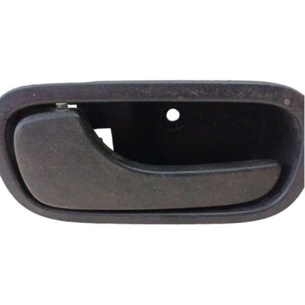 Maçaneta Interna Esquerdo Dianteiro Mobi Fiat Uno 2010/21 Preto Dianteira