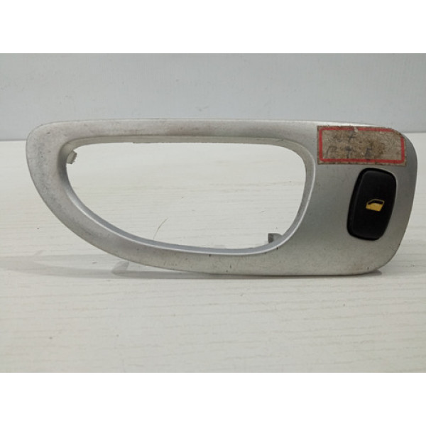 Moldura Acabamento Maçaneta Interna Peugeot 307 2006 A 2010 Cinza Dianteira/traseira